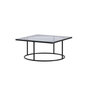 Voir la diapositive 2 : Paris Prix Table Basse Design en Verre  Skanor  90cm Noir