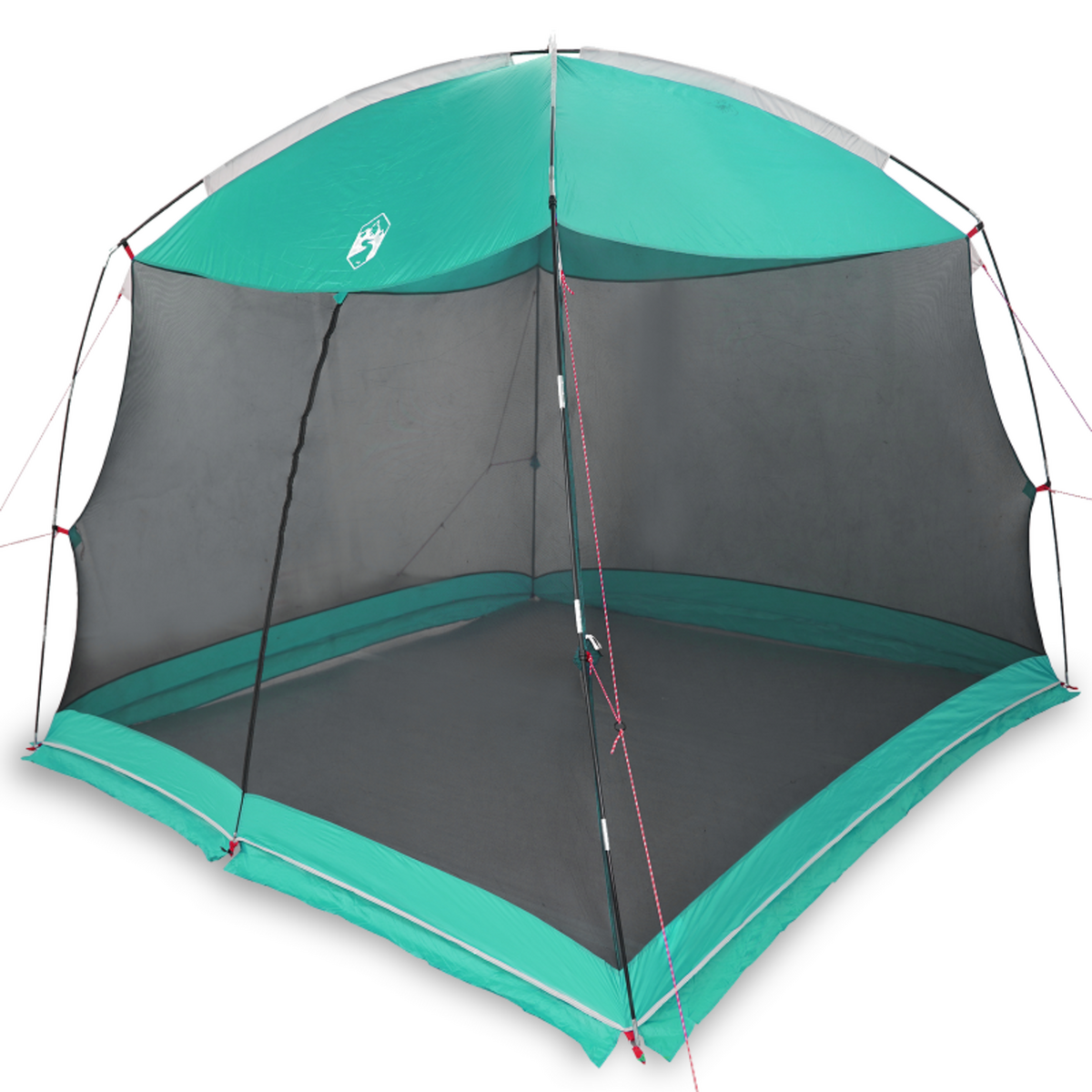 VIDAXL Filet anti moustiques de camping avec porte vert pour 4 personnes imperméable