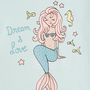 Voir la diapositive 2 : INEXTENSO Ensemble pyjama sirène coton bio fille