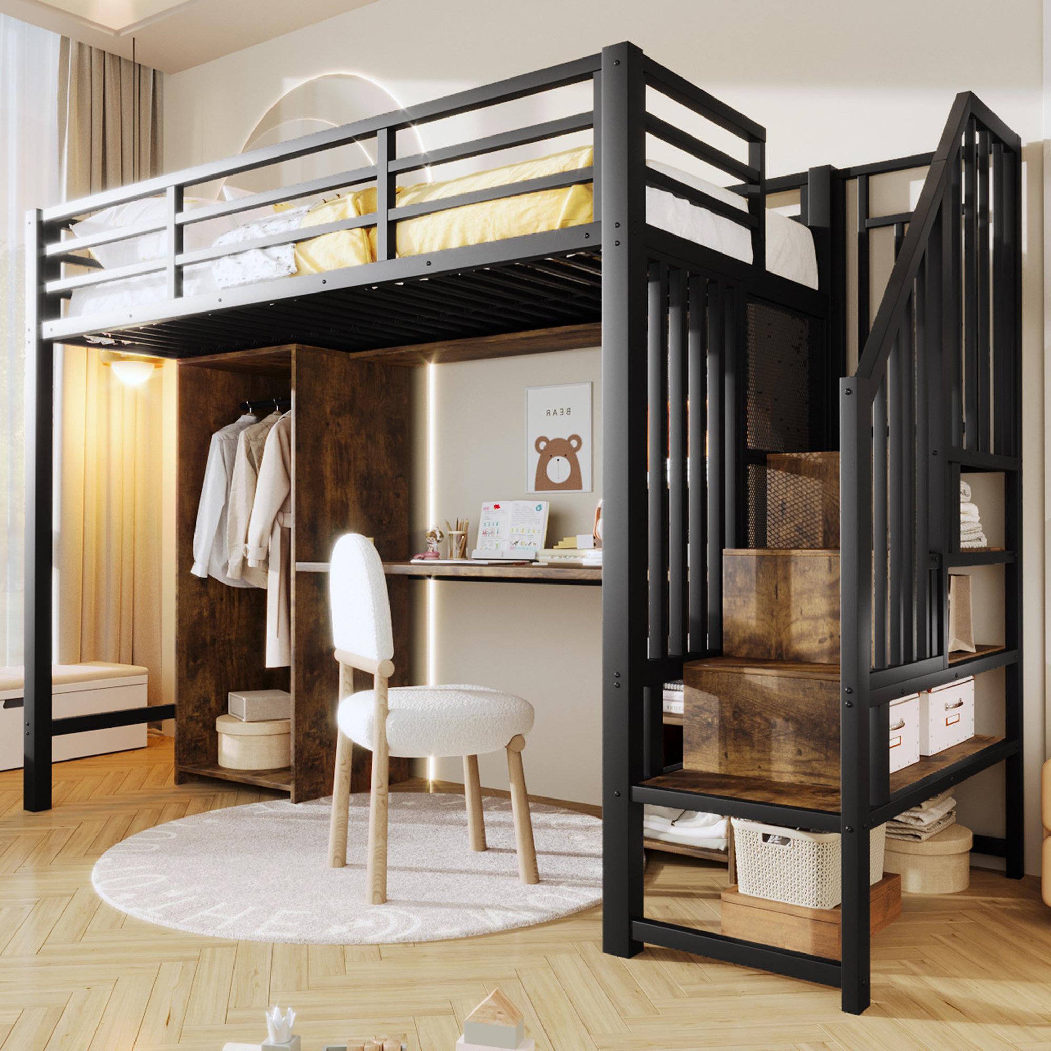 Voir la diapositive 4 : MERAX Lit mezzanine