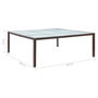 Voir la diapositive 6 : VIDAXL Table a manger de jardin Marron 200x200x74 cm Resine tressee