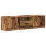 Voir la diapositive 2 : VIDAXL Meuble TV vieux bois 140x35x40 cm bois d'ingenierie