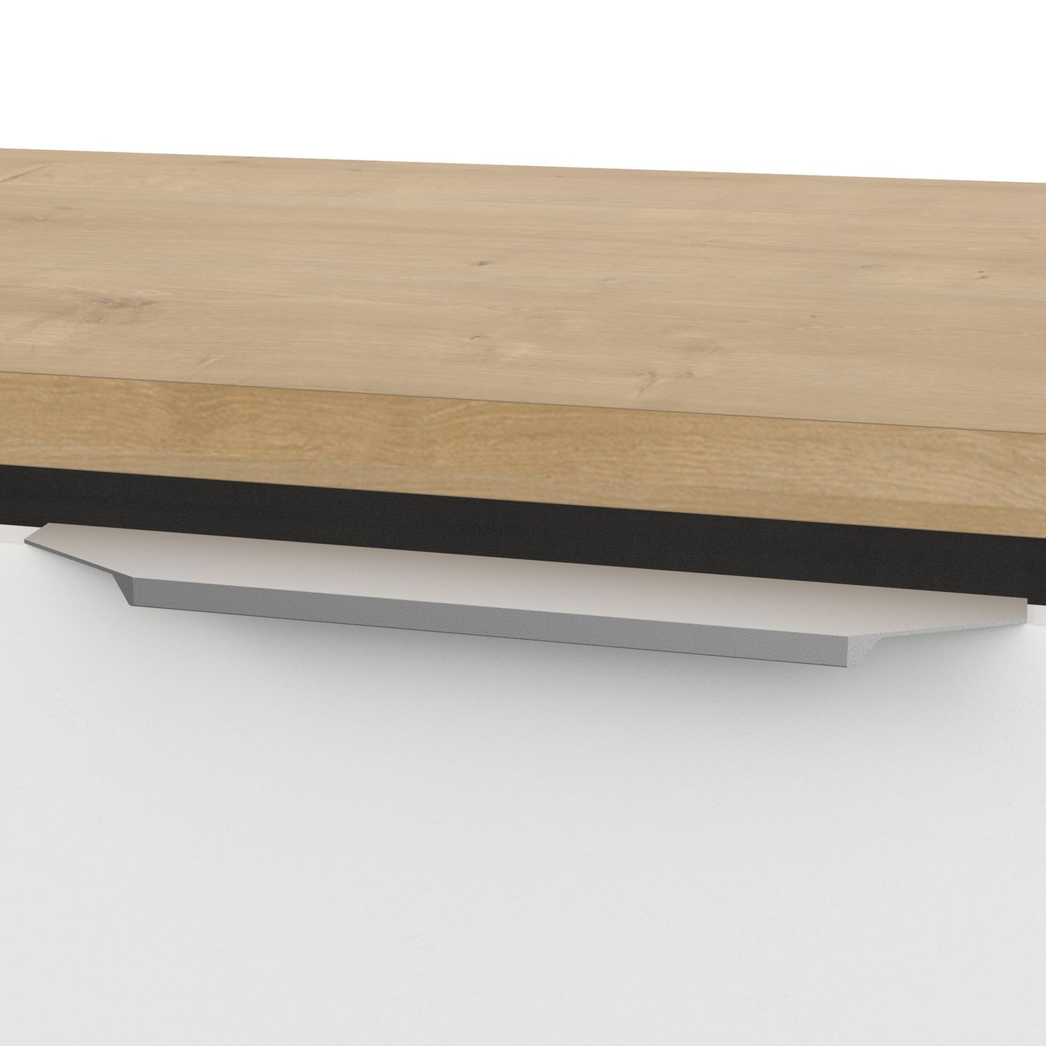 Voir la diapositive 3 : Buffet 4 portes 1 tiroirs L160 cm ILYES