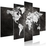 Paris Prix Tableau Imprimé 5 Panneaux  Dark World Wide. Coloris disponibles : Multicolore