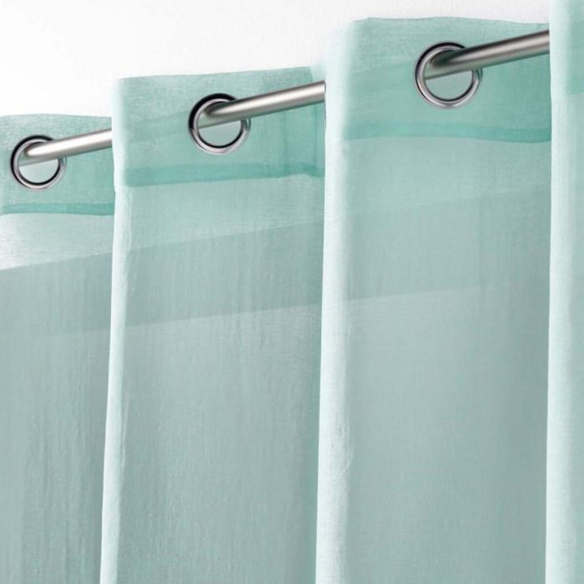 Paris Prix Rideau Voilage  Telma  140x280cm Bleu