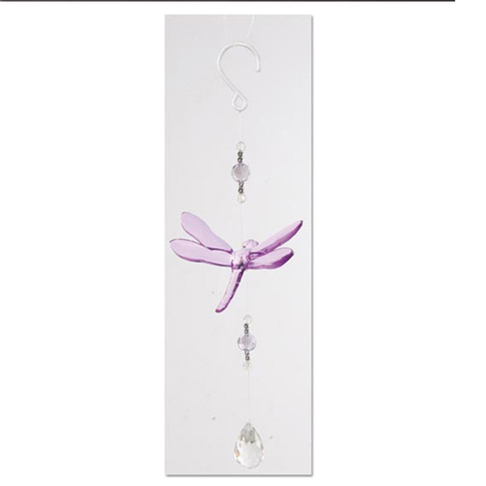 ATMOSPHERA Suspension décorative libellule en acrylique - Violet