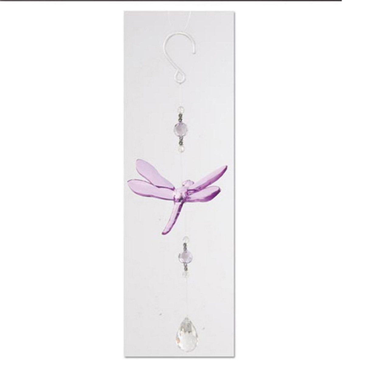 ATMOSPHERA Suspension décorative libellule en acrylique - Violet