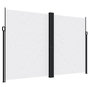 Voir la diapositive 2 : VIDAXL Auvent lateral retractable blanc 220x600 cm