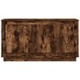 Voir la diapositive 5 : VIDAXL Buffet chêne fumé 102x35x55 cm bois d ingénierie
