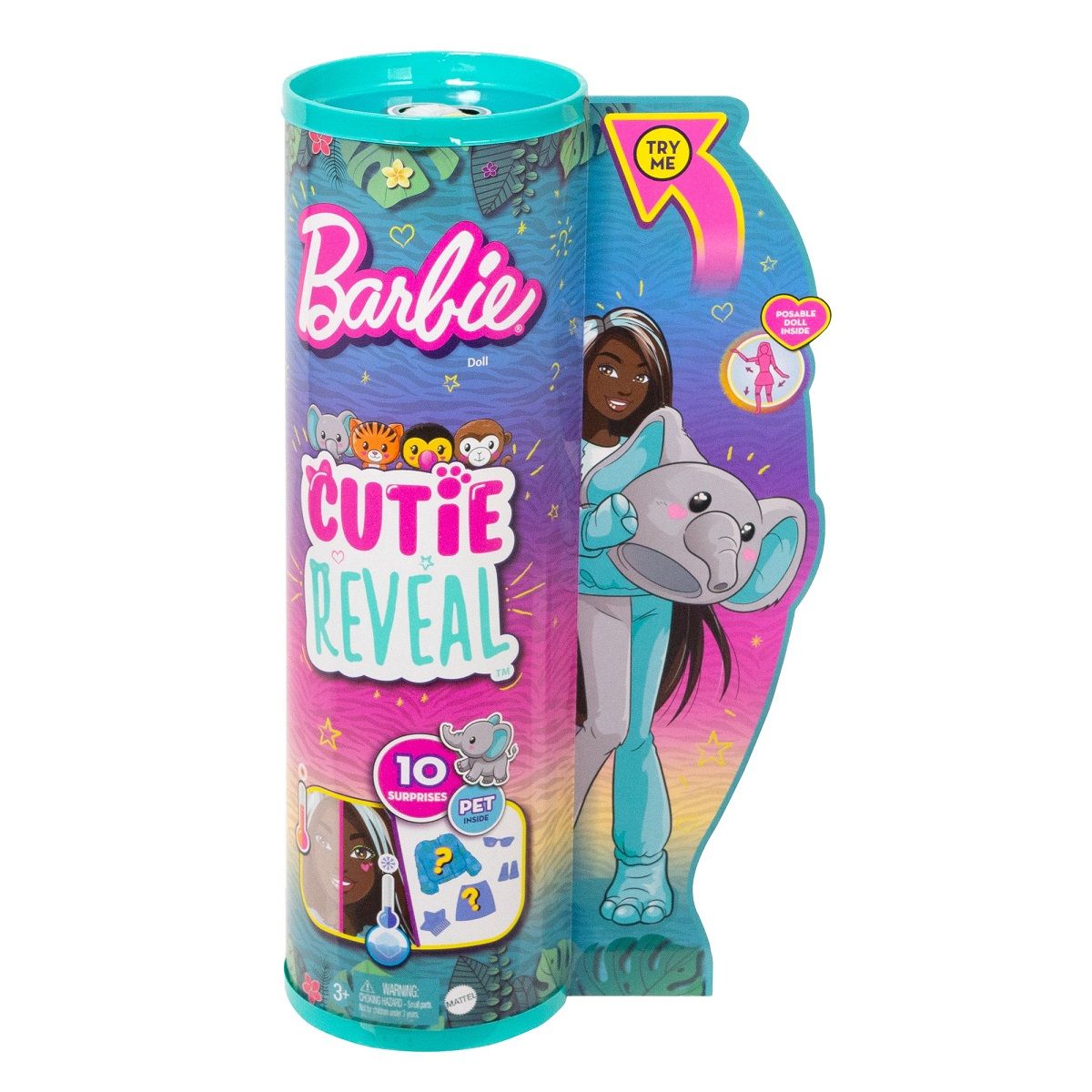 BARBIE Poupée Barbie Cutie Reveal Elephant