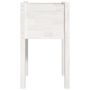 Voir la diapositive 5 : VIDAXL Jardinieres d'exterieur 2 pcs Blanc 40x40x70 cm Bois de pin