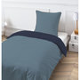 Voir la diapositive 1 : FUTURE HOME Parure de lit simple bicolore