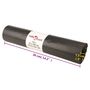 Voir la diapositive 6 : VIDAXL Sacs poubelles 250 pcs noir 120 L