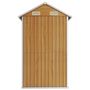 Voir la diapositive 5 : VIDAXL Abri de jardin marron clair 192x152,5x237 cm acier galvanise