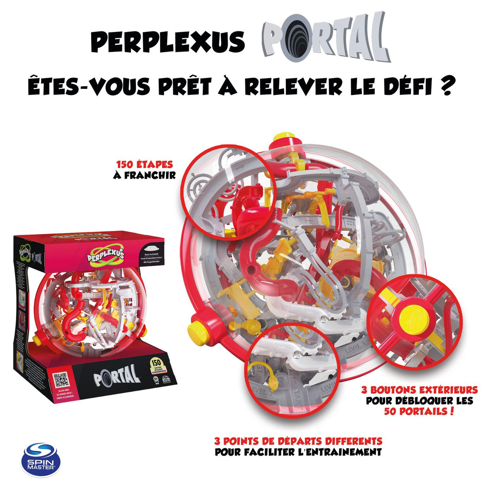 Voir la diapositive 3 : SPIN MASTER Jeu Perplexus - Portal