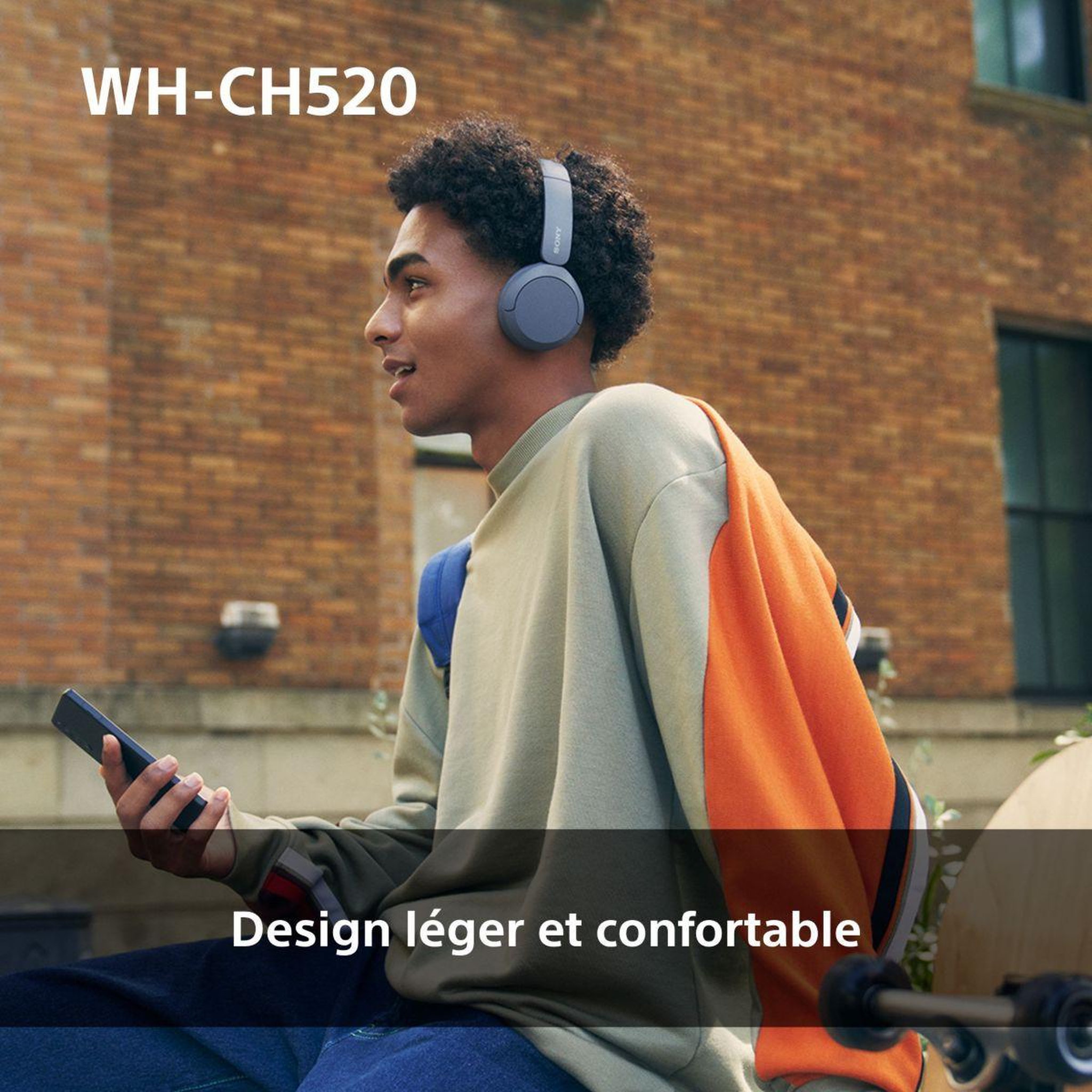 Voir la diapositive 4 : SONY Casque wh-ch520 rose