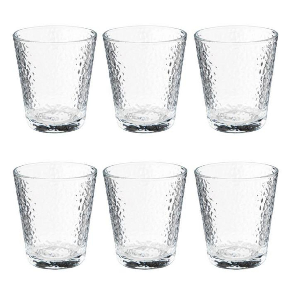 SECRET DE GOURMET Lot de 6 Verres à Eau  Maggy  25cl Transparent