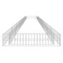 Voir la diapositive 4 : VIDAXL Lit sureleve a gabion Acier galvanise 800x100x20 cm