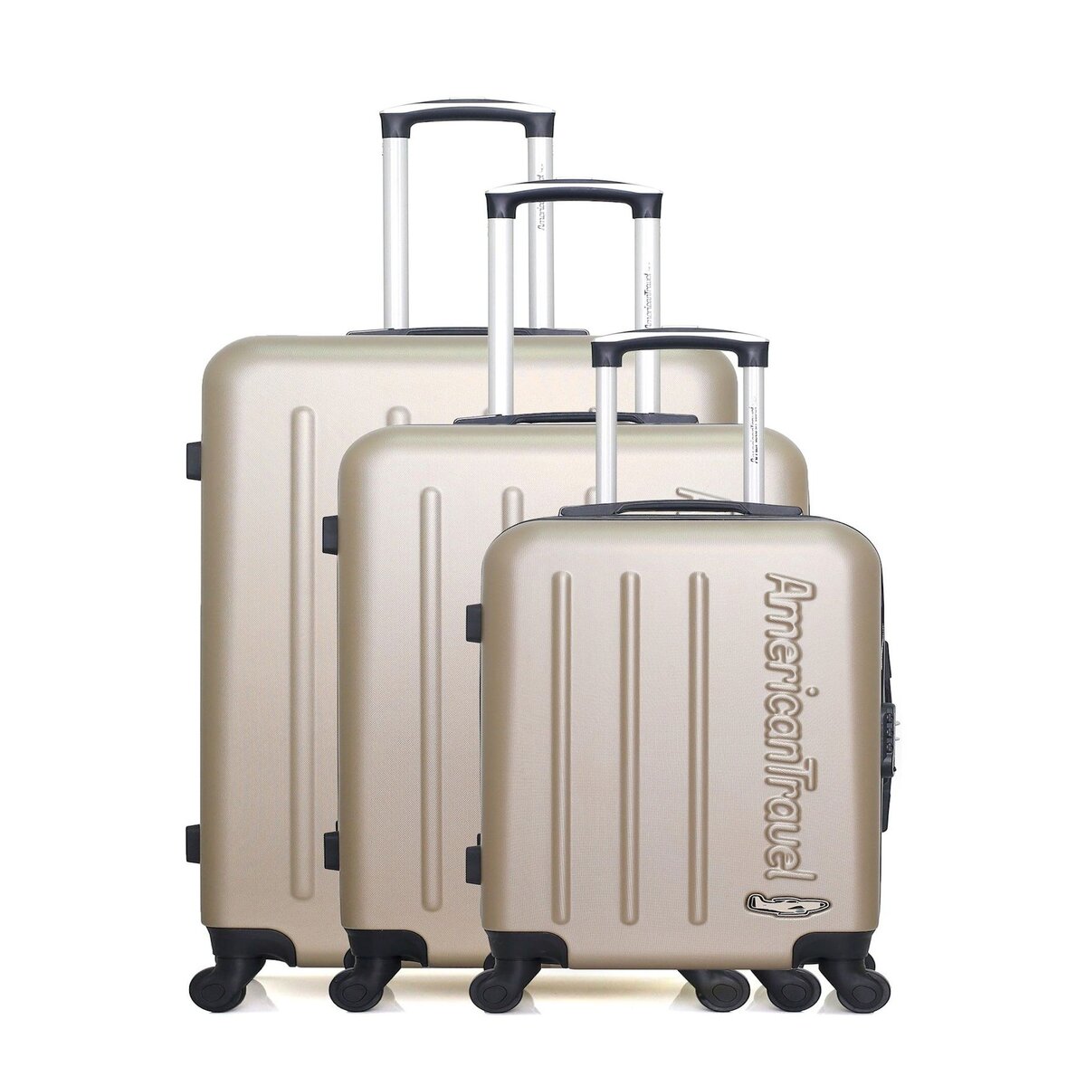AMERICAN TRAVEL AMERICAN TRAVEL - Set de 3 Valises BRONX 75 cm 4 Roues