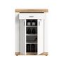 Voir la diapositive 3 : BEST MOBILIER Coventry - meuble à chaussures - blanc et effet bois - 73x104 cm