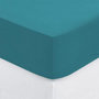 Voir la diapositive 2 : ATMOSPHERA Drap Housse  Intérieur  90x190cm Bleu Canard