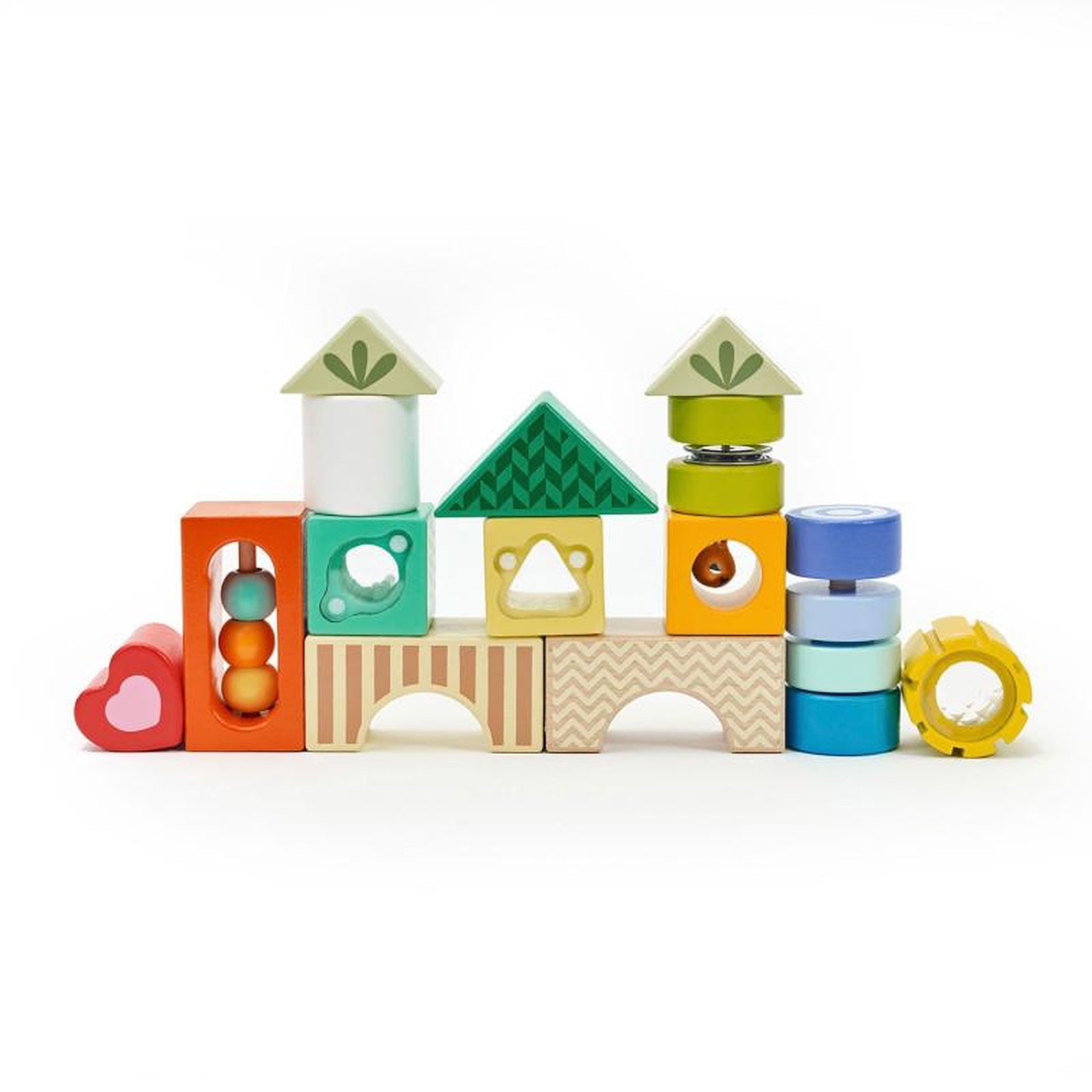 Voir la diapositive 4 : CLASSIC WORLD Classic World Wooden Sense Blocks
