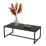 FORNORD Table basse en métal Madison noir