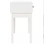 VIDAXL Table console Blanc 76,5x40x75 cm Bois massif de pin