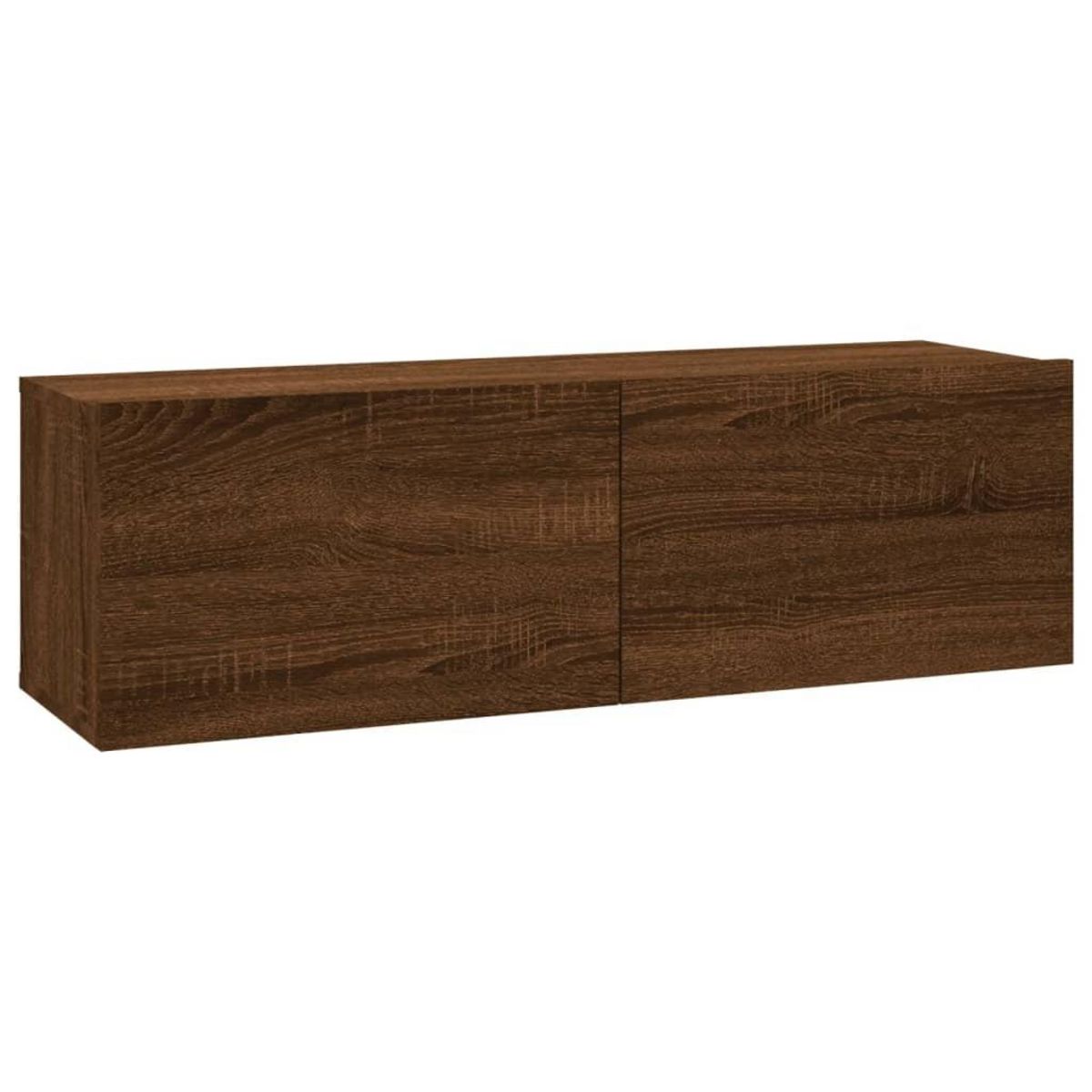 VIDAXL Armoire murale TV Chene marron 100x30x30 cm Bois d'ingenierie