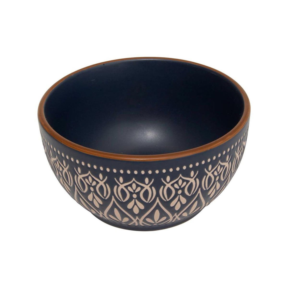 SECRET DE GOURMET Lot de 6 Coupelles en Céramique  Inès  12cm Bleu