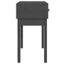 Voir la diapositive 5 : VIDAXL Table console Gris 76,5x40x75 cm Bois massif de pin