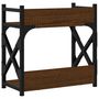 Voir la diapositive 6 : VIDAXL Support d imprimante à 2 niveaux chêne marron 40x20x40 cm
