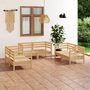 Voir la diapositive 1 : VIDAXL Salon de jardin 6 pcs Bois de pin massif