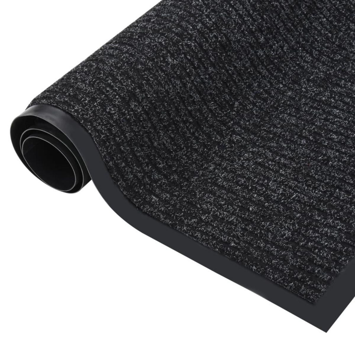 VIDAXL Paillasson raye Anthracite 40x60 cm