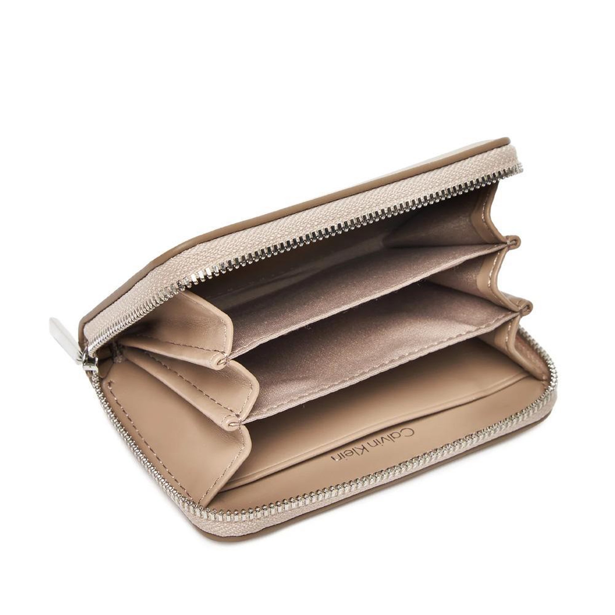 Voir la diapositive 4 : CALVIN KLEIN JEANS Portefeuille Beige Femme Calvin Klein Jeans Foil