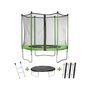 Voir la diapositive 1 : Habitat et Jardin Trampoline  Yoopi 2  - Ø 2.44 m - Avec filet + échelle + couverture + kit d'ancrage