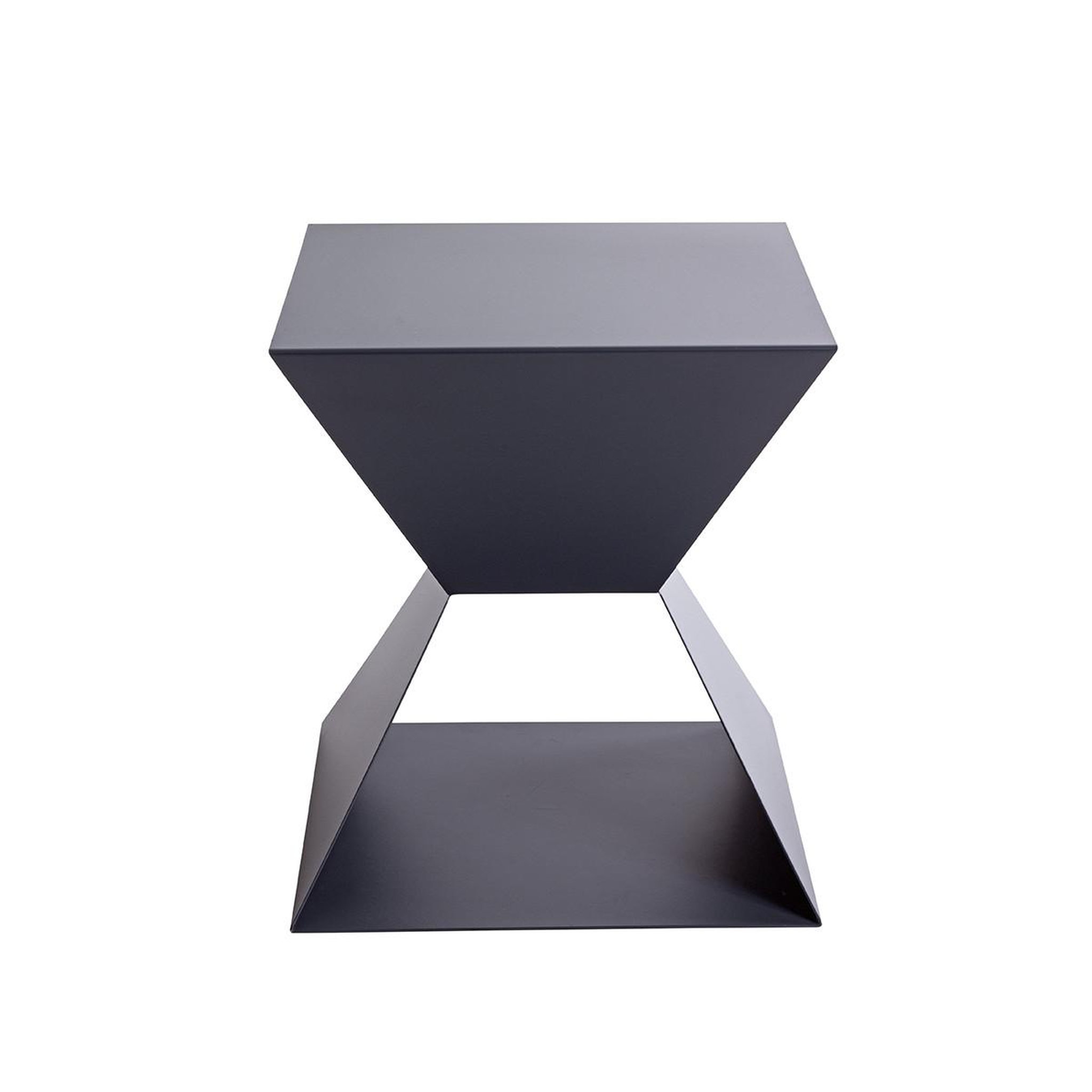 Voir la diapositive 2 : Paris Prix Table d'appoint design  sablier  45cm anthracite
