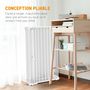 Voir la diapositive 6 : PAWHUT Barrière de sécurité parc enclos chien modulable pliable porte verrouillable intégrée 6 panneaux acier PP blanc