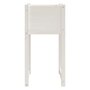 Voir la diapositive 4 : VIDAXL Jardiniere Blanc 40x40x81 cm Bois massif de pin