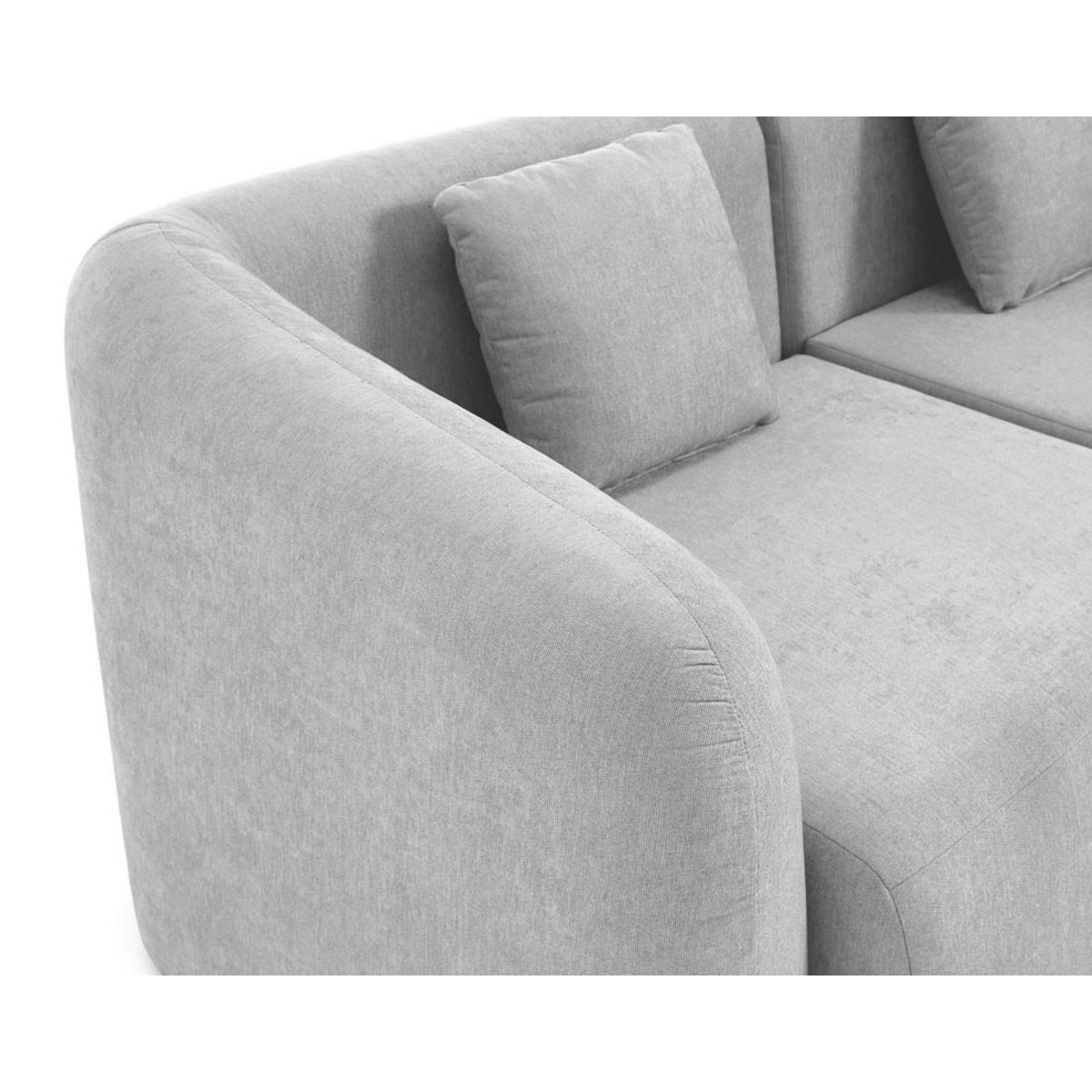 LISA DESIGN Ikare - canapé modulable 2 places - en tissu