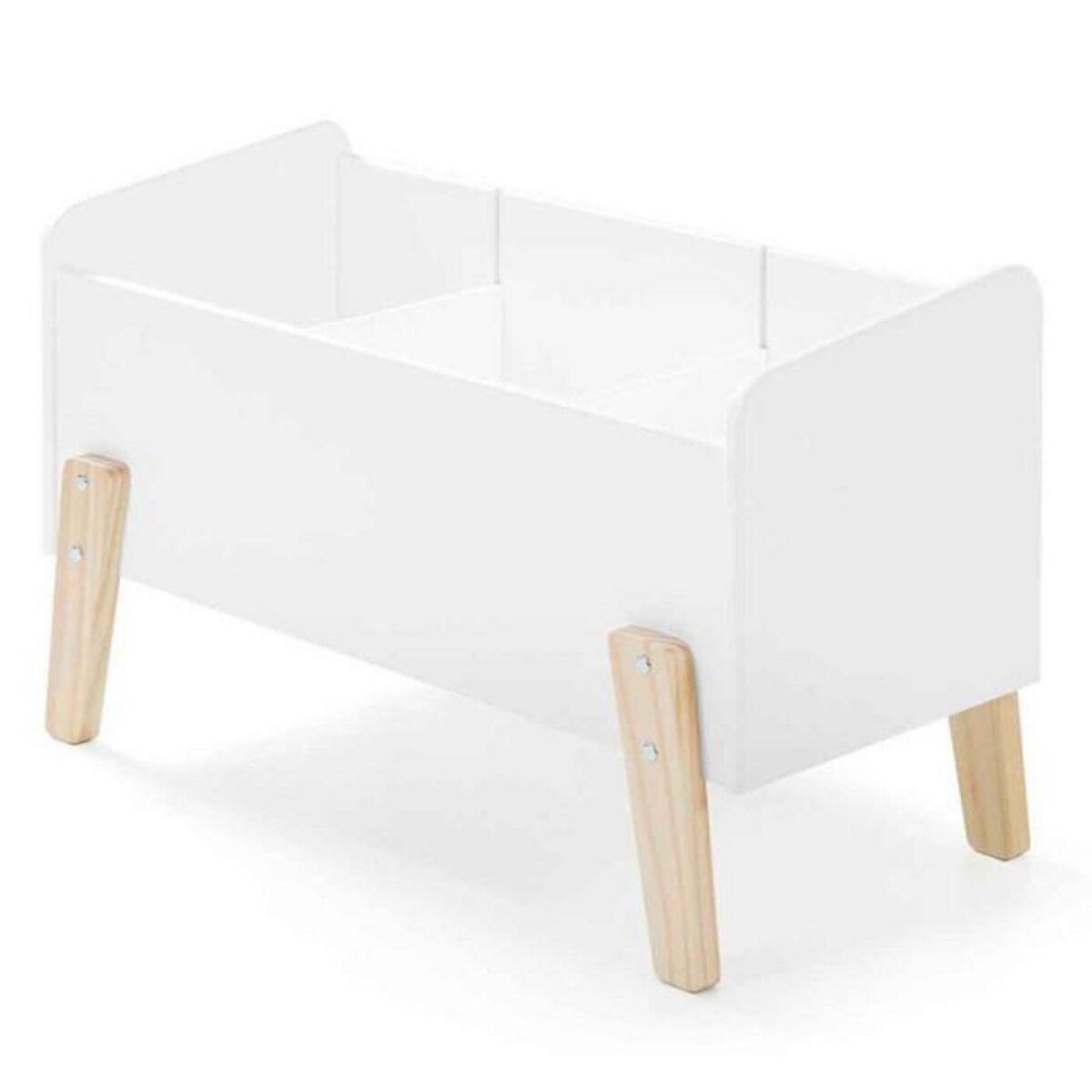 Paris Prix Coffre à Jouets  Kiddy  80cm Blanc