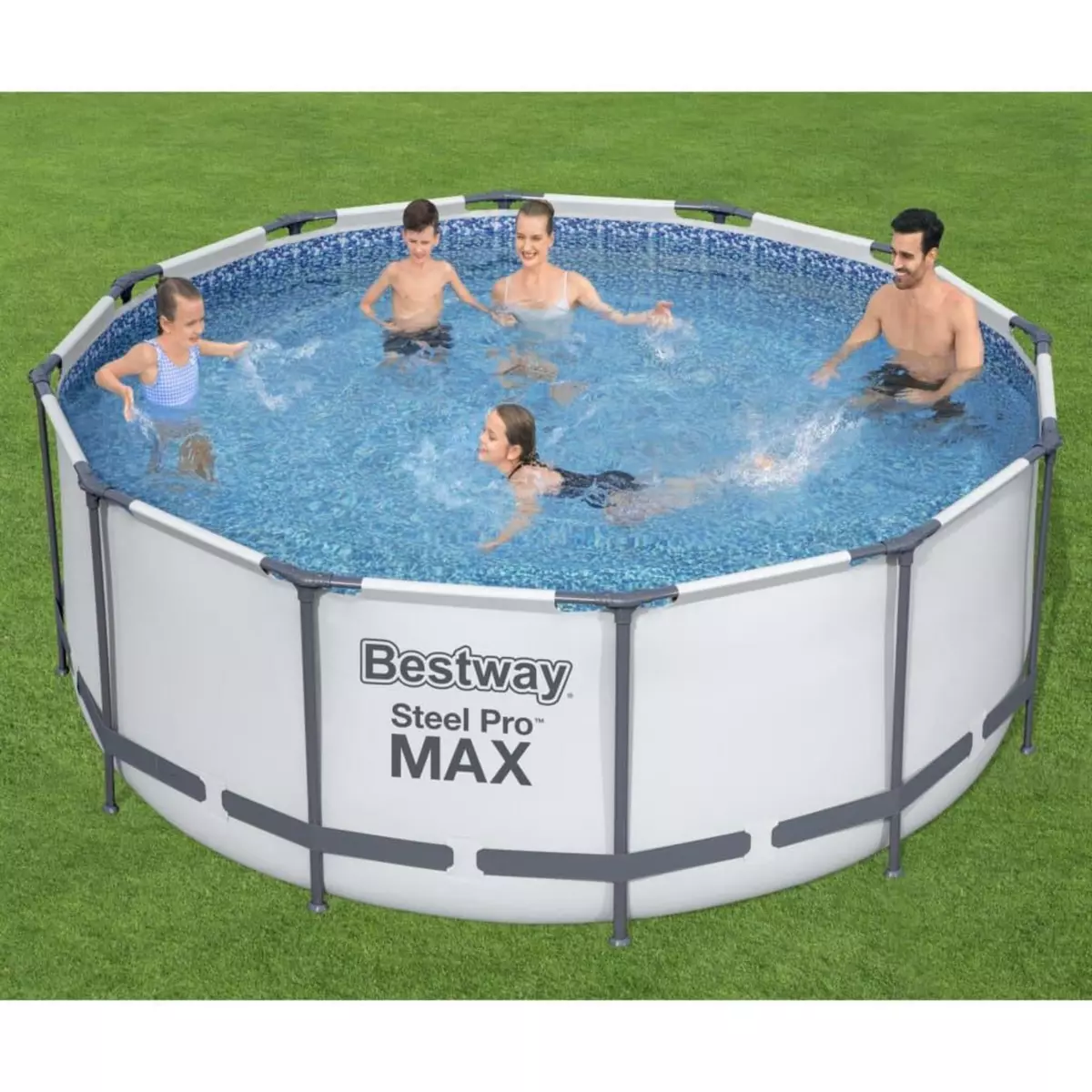 BESTWAY Bestway Ensemble de piscine Steel Pro MAX Rond 366x122 cm