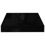 Voir la diapositive 5 : VIDAXL Etagere murale flottante 2 pcs Noir brillant 23x23,5x3,8 cm MDF