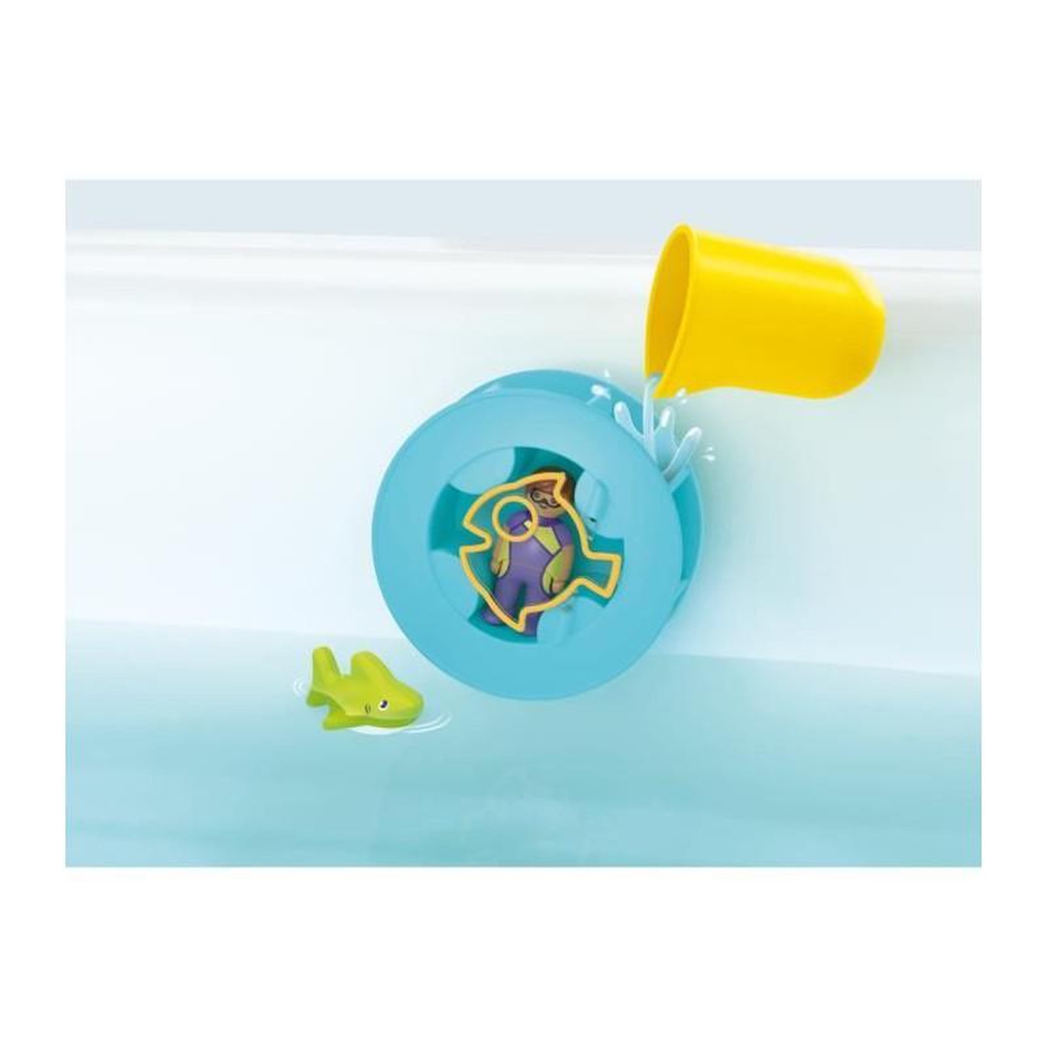 Voir la diapositive 4 : PLAYMOBIL Jouet Playmobil Roue Aquatique colorée