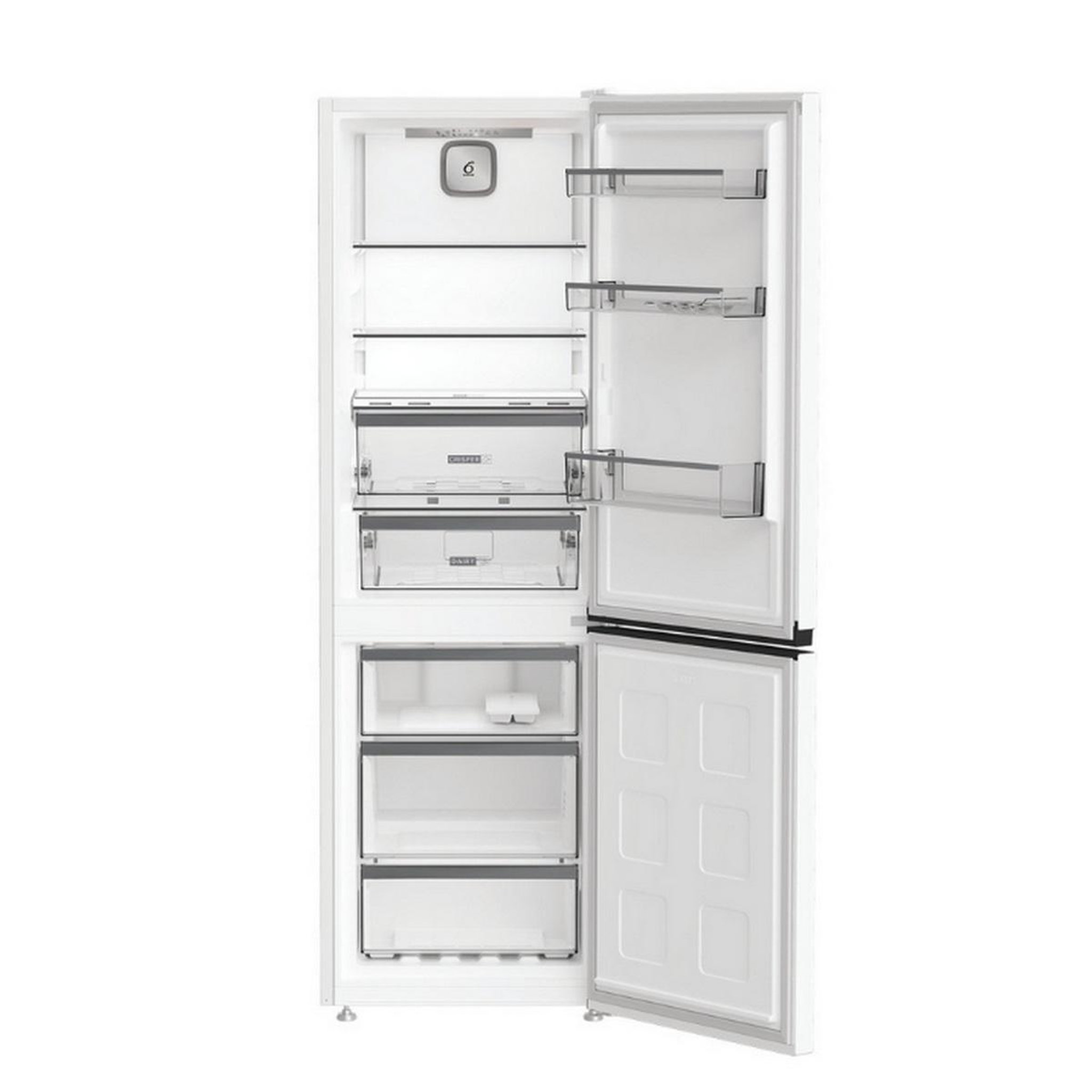 Voir la diapositive 4 : Whirlpool Réfrigérateur combiné 60cm 316l no frost - WHK25364W5E