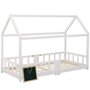 Voir la diapositive 5 : MERAX Lit cabane enfant 90 x 200 cm avec sommier