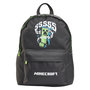 Voir la diapositive 1 : Sac à dos 1 compartiment Noir MINECRAFT