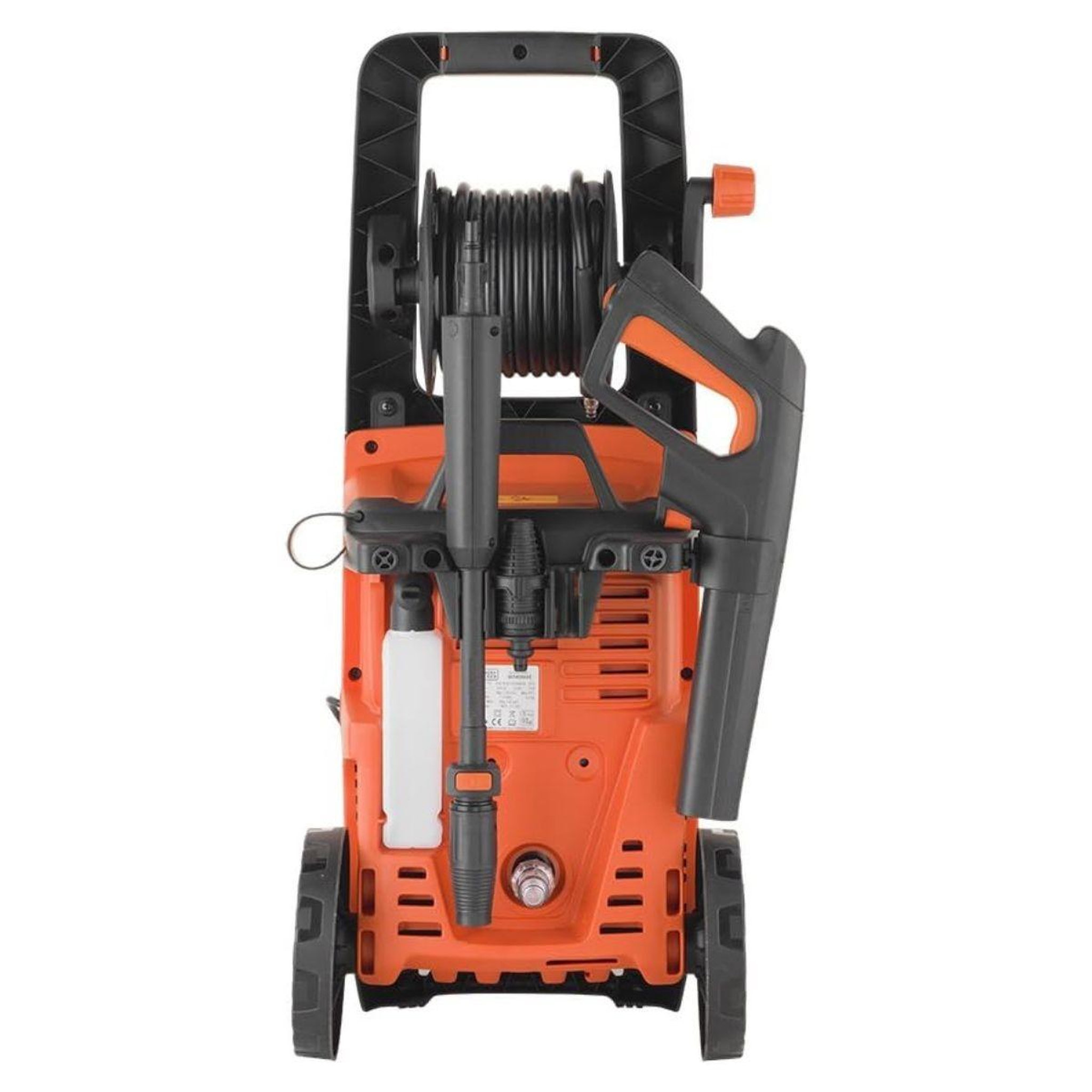 Voir la diapositive 3 : Black et Decker Nettoyeur Haute Pression 2000W 140 Bar 440 L/h Patio cleaner et brosse fixe Black+Decker