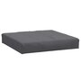 Voir la diapositive 2 : VIDAXL Coussin de palette anthracite melange 60x60x10 cm tissu