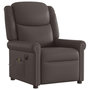 Voir la diapositive 3 : VIDAXL Fauteuil de massage inclinable electrique marron brillant